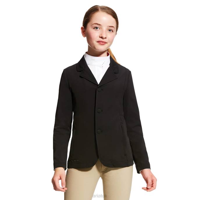 Ariat Artico Show Coat Kids D0X64153 Black Clothing