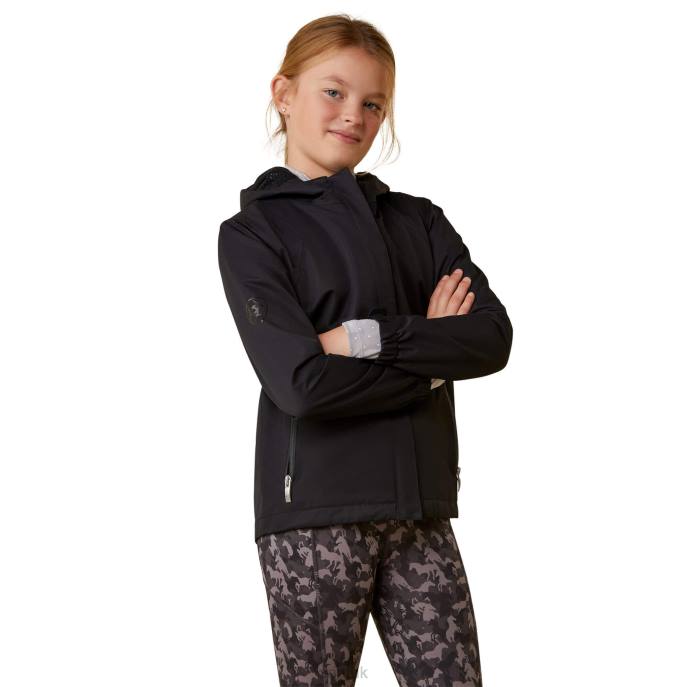 Ariat Spectator Waterproof Jacket Kids D0X64126 Black Clothing