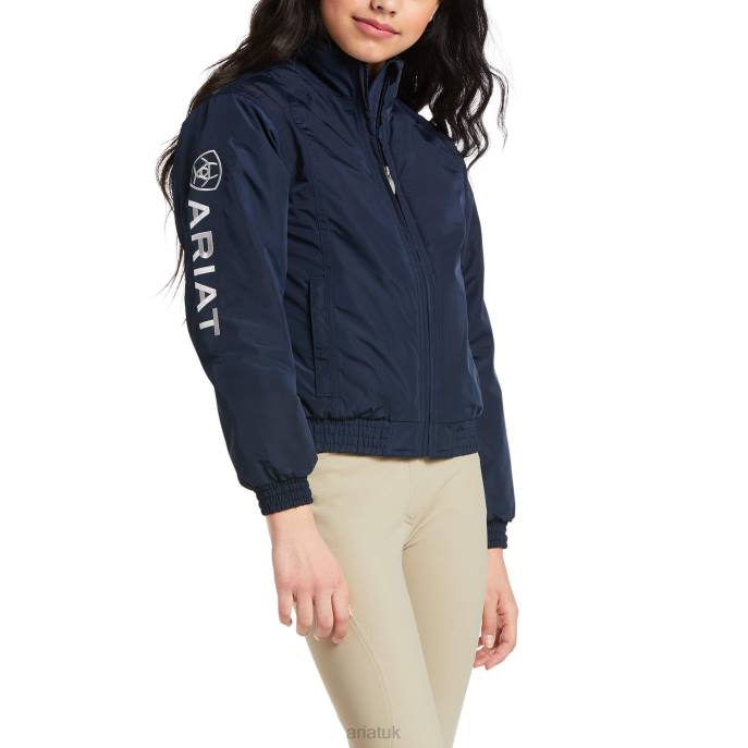 Ariat Stable Insulated Jacket Kids D0X64135 Navy Clothing