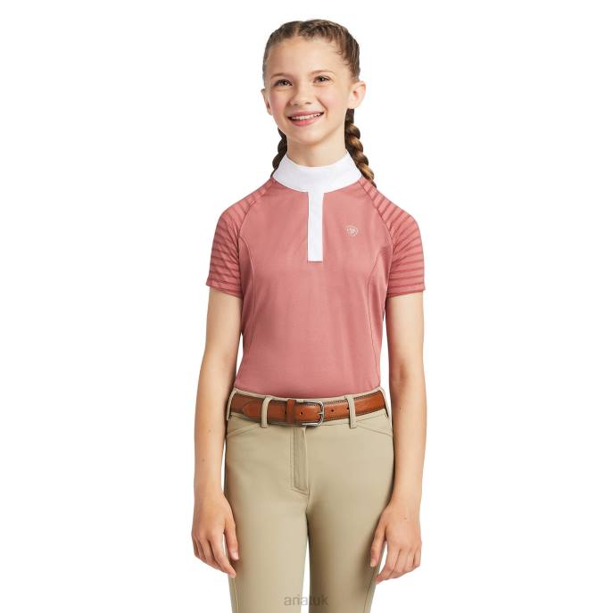 Ariat Aptos Vent Show Shirt Kids D0X64149 Antique Rubia Clothing