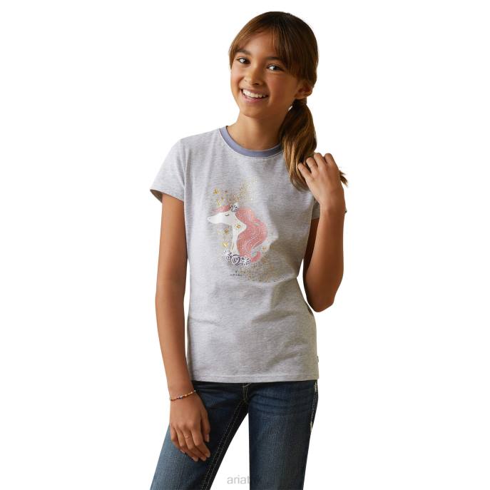 Ariat Imagine T-Shirt Kids D0X64060 Heather Grey Clothing