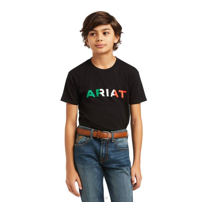 Ariat Viva Mexico T-Shirt Kids D0X64005 Black Clothing