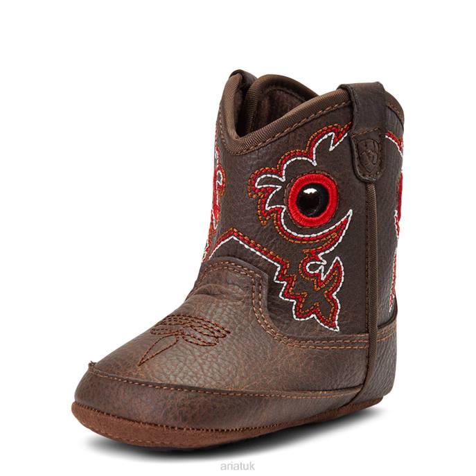 Ariat Lil' Stompers Rough Stock Boot Kids D0X63903 Brown Collections