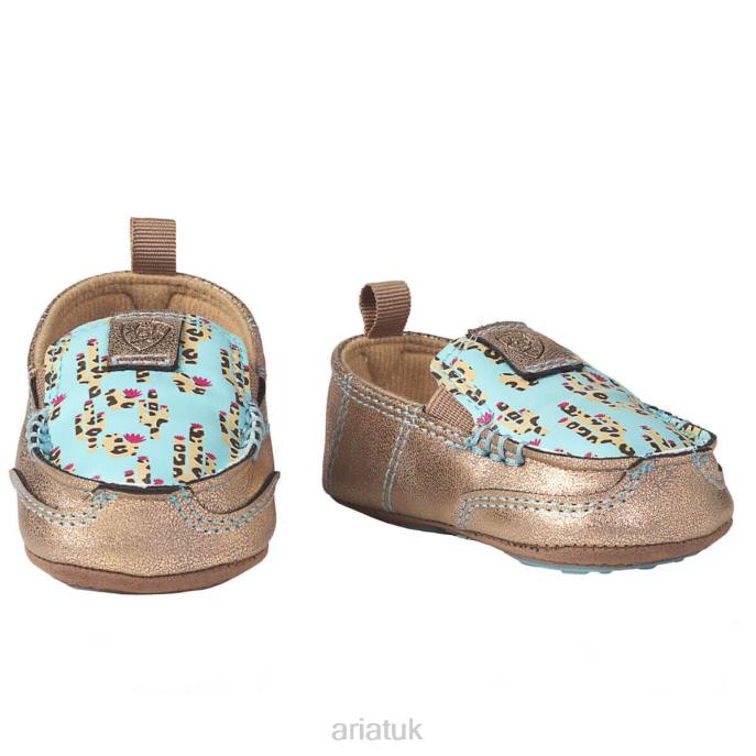 Ariat lil stompers piper cruiser Kids D0X63901 Turquoise & Metallic/Turquoise Collections