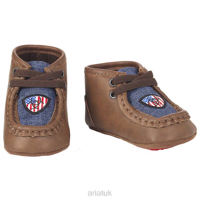 Ariat lil stompers usa spitfire Kids D0X63919 Brown Collections