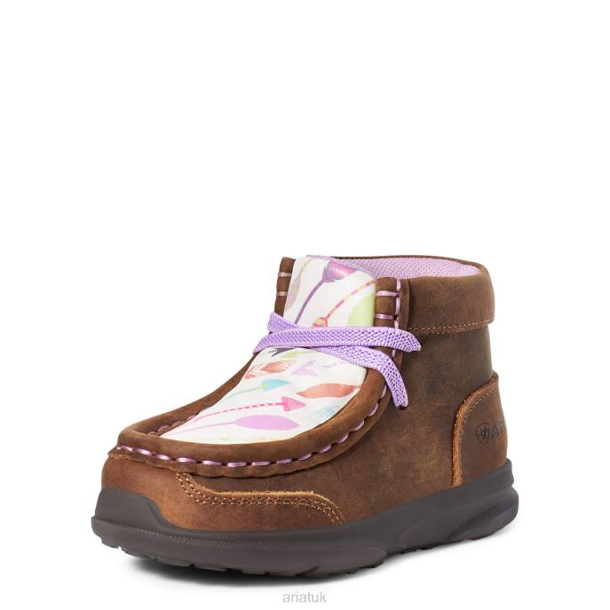 Ariat LIL' STOMPERS ADDISON BOOT Kids D0X63912 Brown Collections