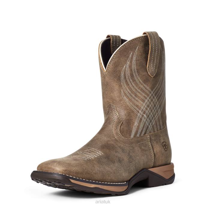 Ariat Anthem Western Boot Kids D0X63867 Brown Bomber Collections