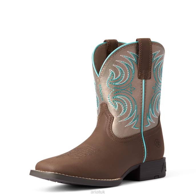 Ariat Storm Western Boot Kids D0X63853 Rich Clay Collections