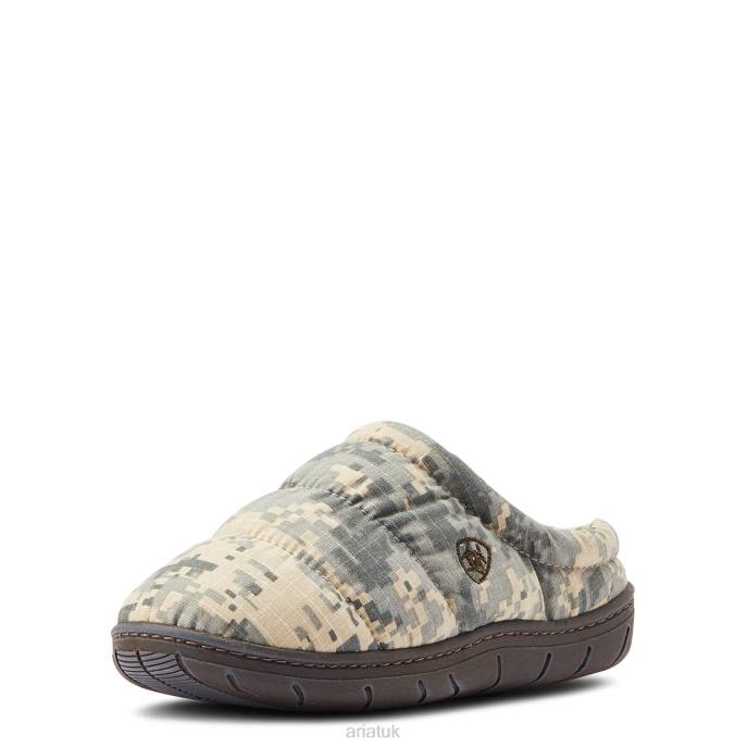 Ariat Crius Clog Slipper Kids D0X63965 Sage Digi Camo Footwear