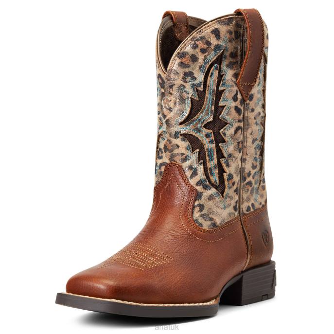 Ariat Koel VentTEK Western Boot Kids D0X63841 Spiced Cider Footwear