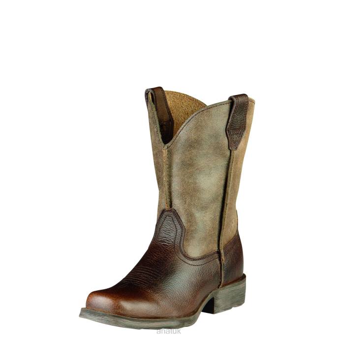Ariat Rambler Western Boot Kids D0X63889 Earth Footwear