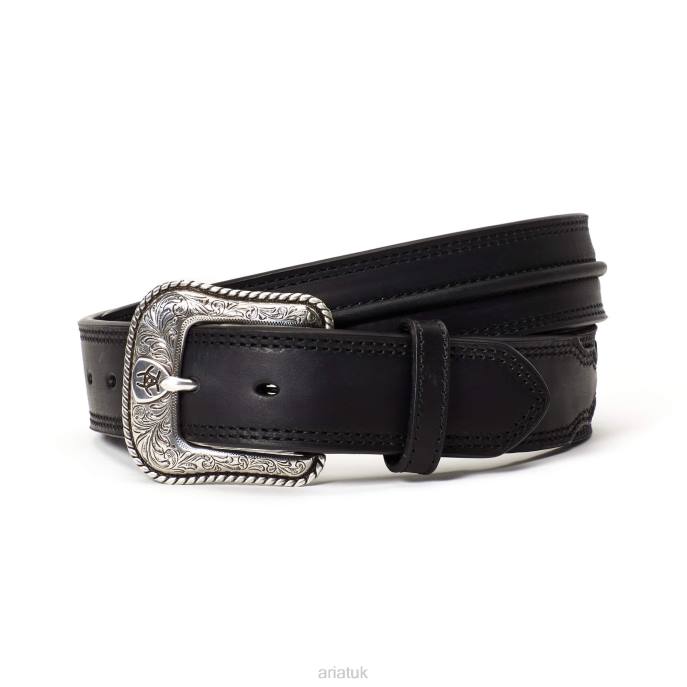 Ariat Center Ridge Belt Men D0X61846 Black Accessories
