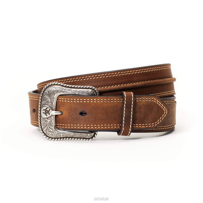 Ariat Center Ridge Tan Belt Men D0X61878 Natural Accessories