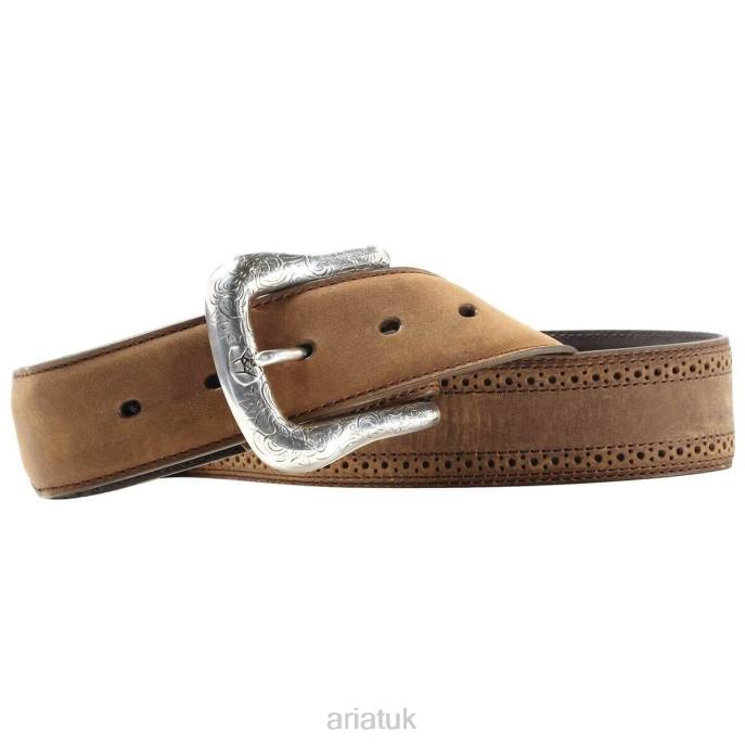 Ariat Small hole trim belt Men D0X61852 Brown Accessories