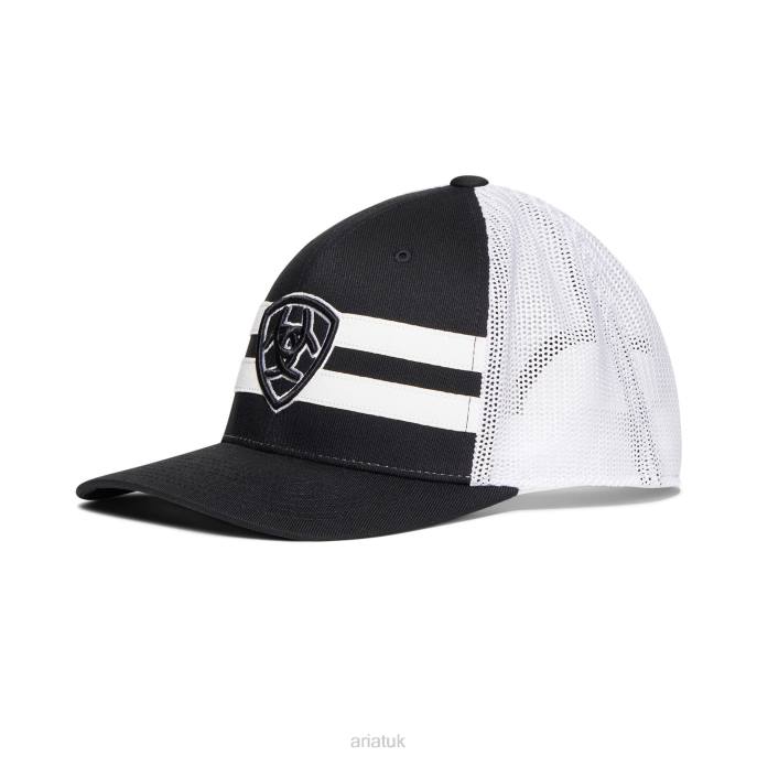 Ariat Shield Logo Cap Men D0X61967 Black/White Accessories