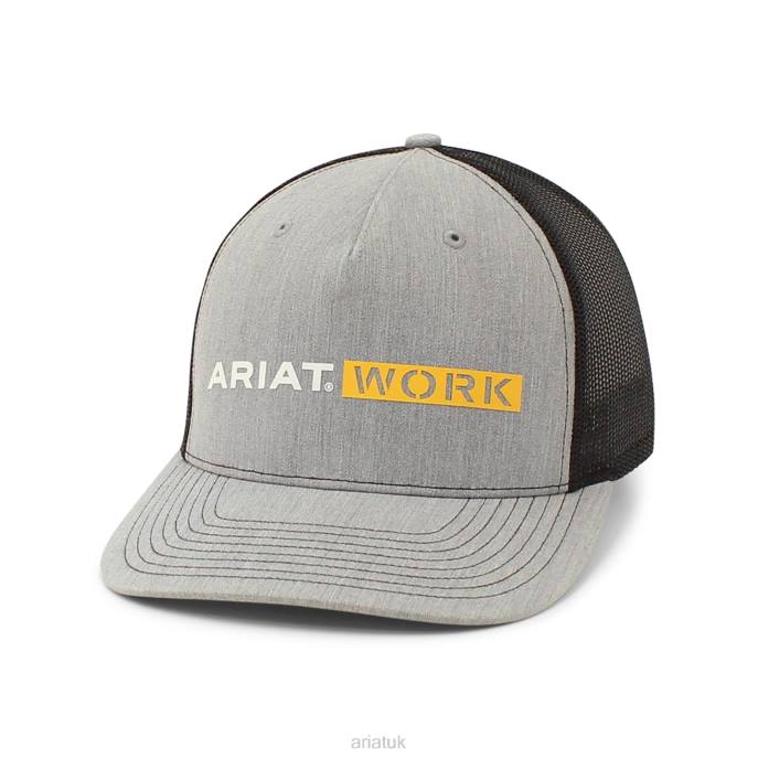 Ariat Work Cap Men D0X61992 Gray Accessories