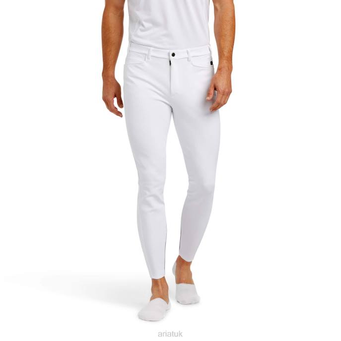 Ariat Speranza Knee Patch Breech Men D0X61680 White Bottoms