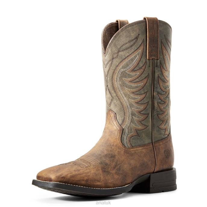 Ariat Amos Western Boot Men D0X6117 Sorrel Crunch Footwear