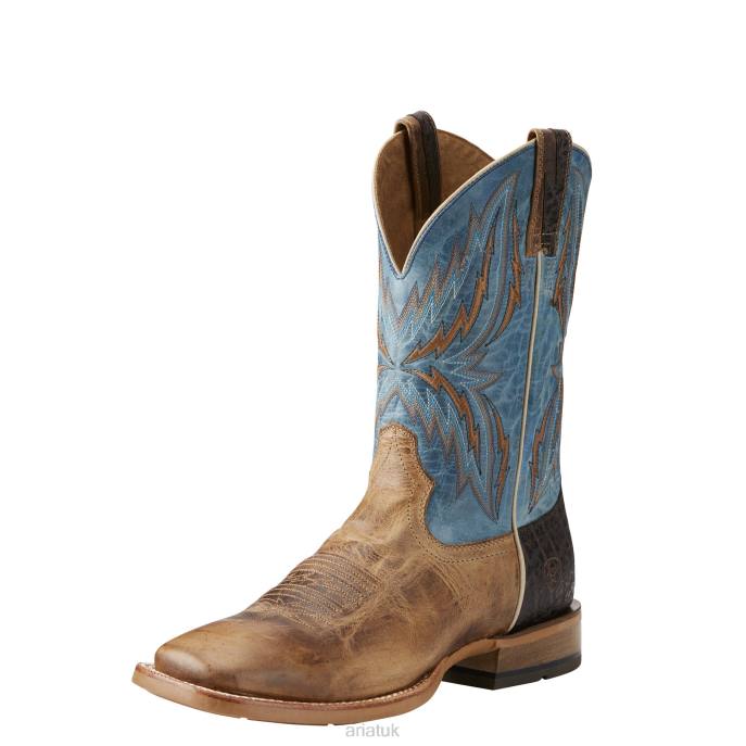 Ariat Arena Rebound Western Boot Men D0X631 Dusted Wheat Footwear