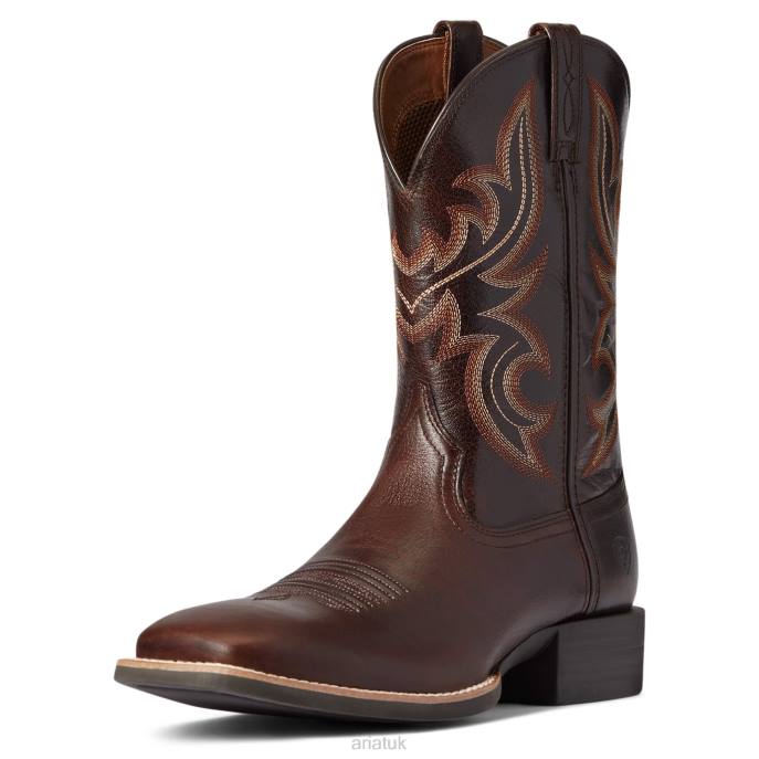 Ariat Sport Cow Country Western Boot Men D0X614 Cusco Brown Footwear