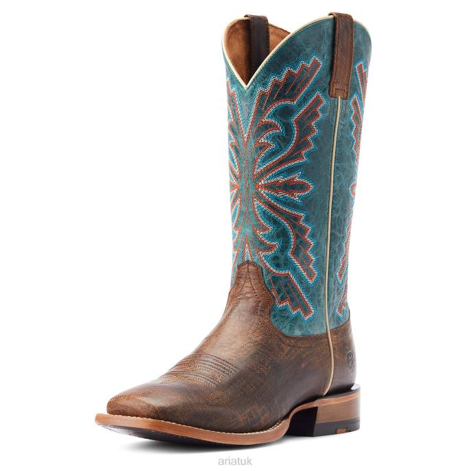 Ariat Sting Western Boot Men D0X659 Burnt Brown Footwear