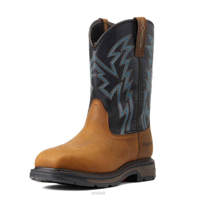 Ariat WorkHog XT BOA Carbon Toe Work Boot Men D0X6353 Dark Earth Footwear