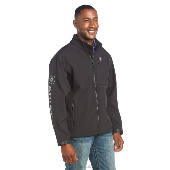 Ariat Logo 2.0 Softshell Jacket Men D0X61527 Black Tops