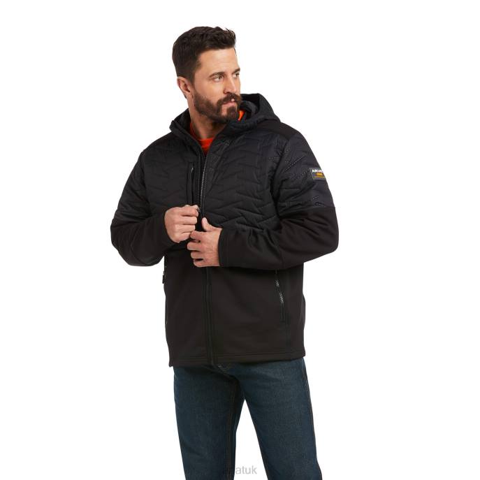 Ariat Rebar Cloud 9 Insulated Jacket Men D0X61543 Black Tops