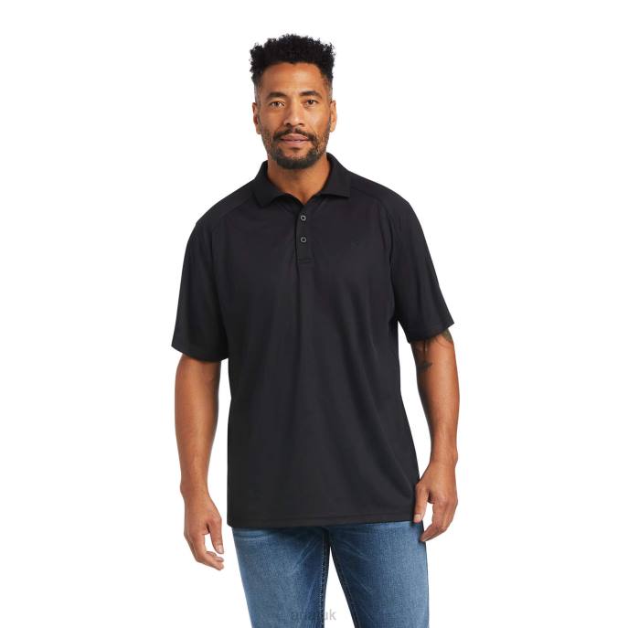 Ariat AC Polo Men D0X6710 Black Tops