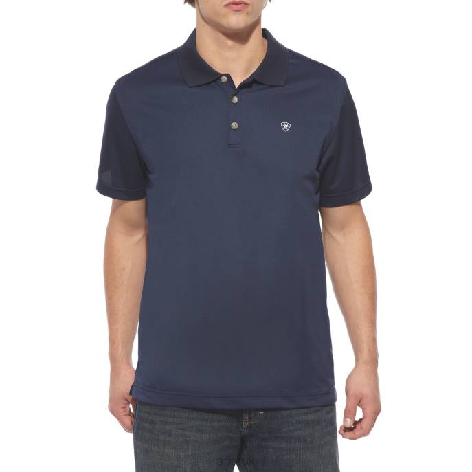 Ariat TEK Polo Men D0X6565 Navy Tops