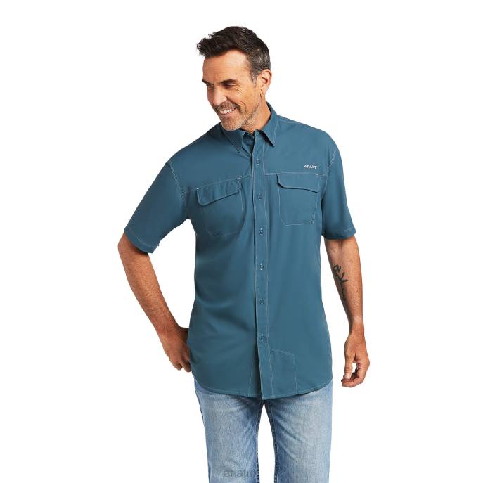 Ariat VentTEK Outbound Classic Fit Shirt Men D0X61081 Stargazer Tops