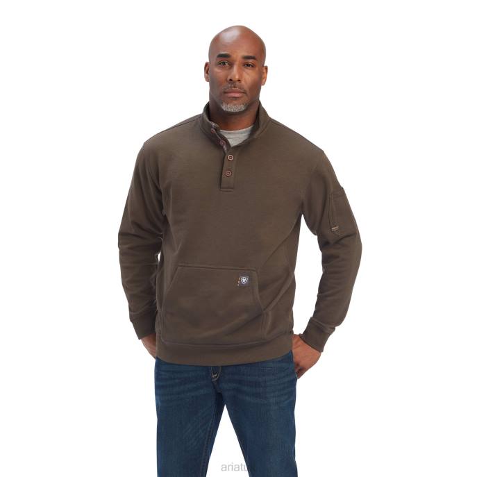 Ariat Rebar Overtime Fleece Sweater Men D0X61447 Wren Tops
