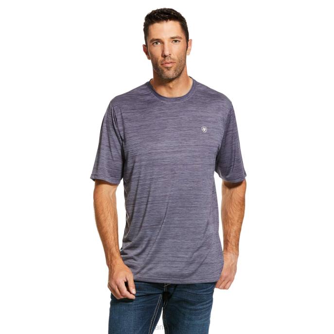 Ariat Charger Basic T-Shirt Men D0X6900 Graystone Tops
