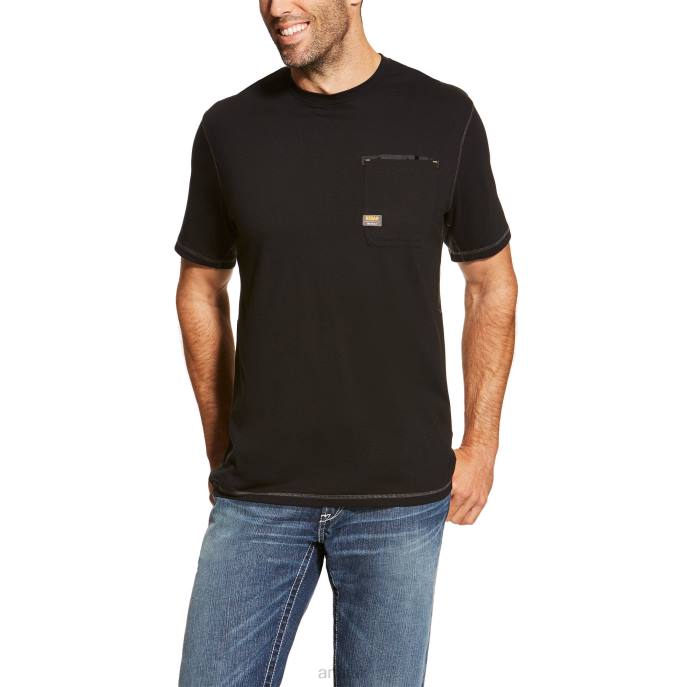 Ariat Rebar Workman T-Shirt Men D0X6618 Black Tops