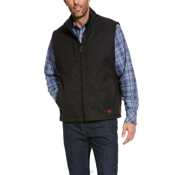 Ariat FR Cloud 9 Insulated Vest Men D0X61644 Black Tops