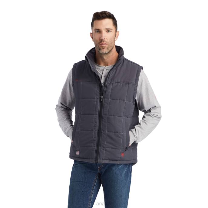 Ariat FR Crius Insulated Vest Men D0X61637 Iron Grey Tops
