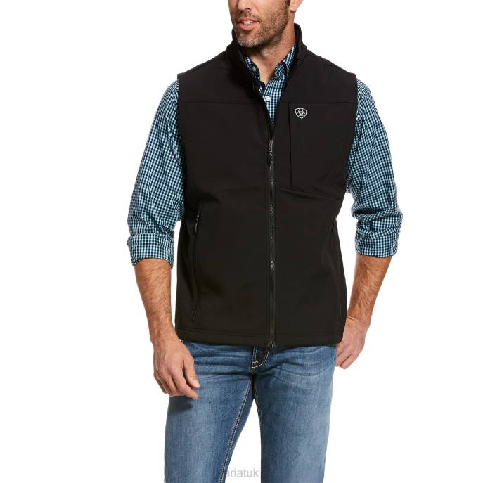Ariat Logo 2.0 Softshell Vest Men D0X61519 Black Tops