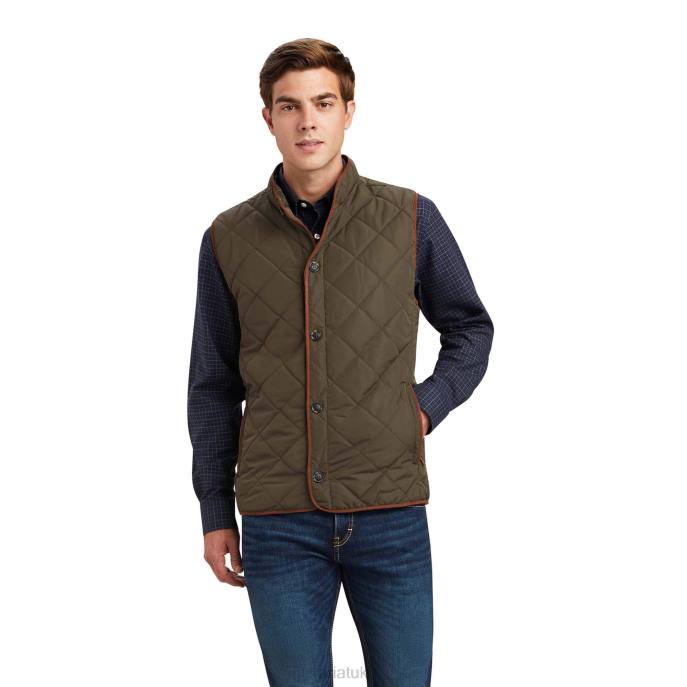 Ariat Woodside Vest Men D0X61618 Earth Tops