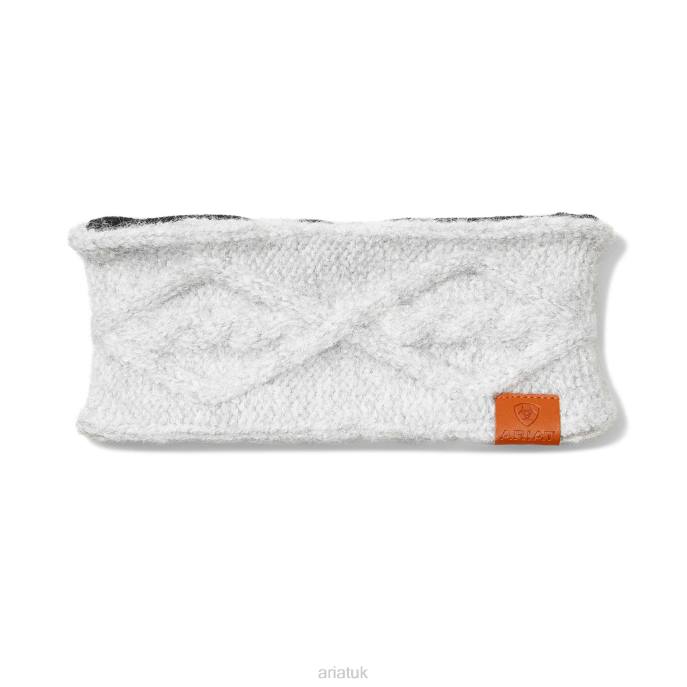 Ariat Entwine Headband Unisex D0X63793 Sleet Heather Accessories