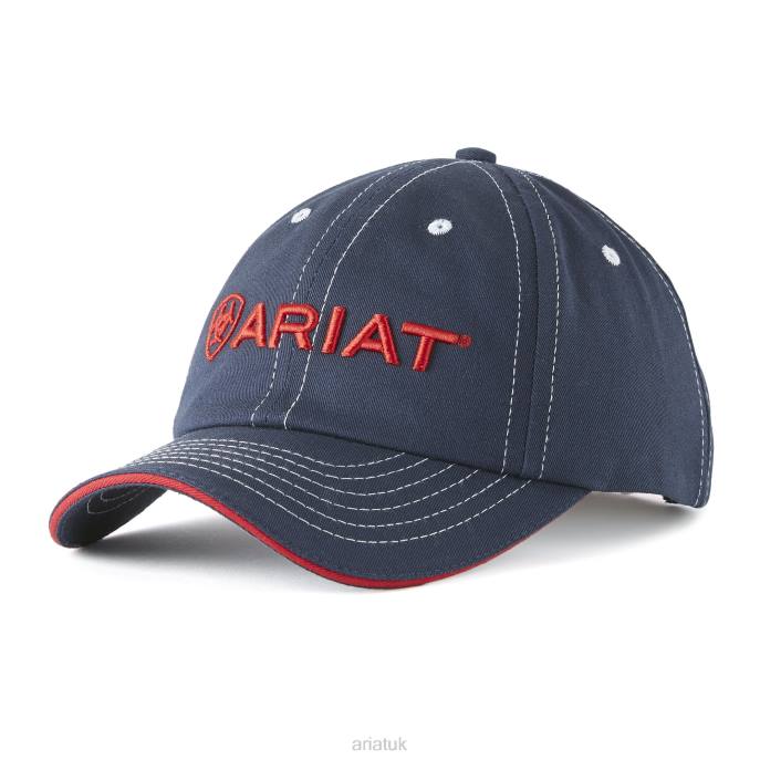 Ariat Team II Cap Unisex D0X61910 Navy/Red Accessories