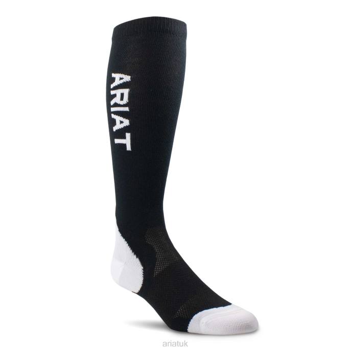 Ariat Performance Socks Unisex D0X62048 Black Accessories