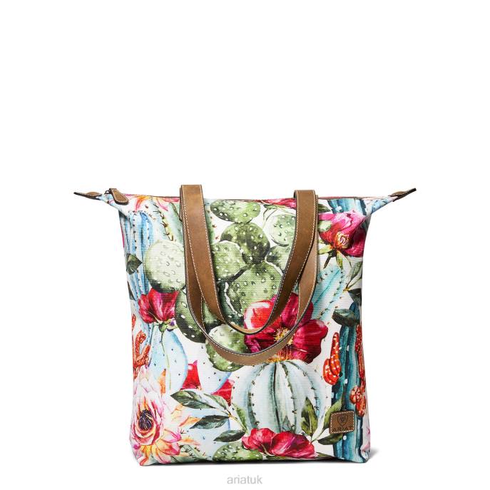 Ariat Tall Tote Cactus Floral Women D0X63737 Multi Accessories