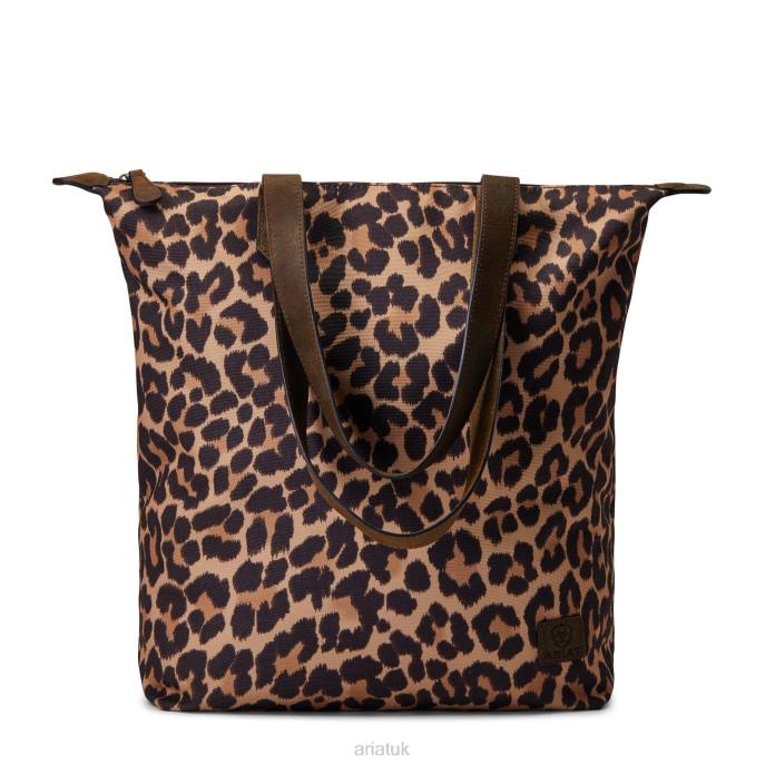 Ariat Tall Tote Cheetah Women D0X63727 Brown Accessories