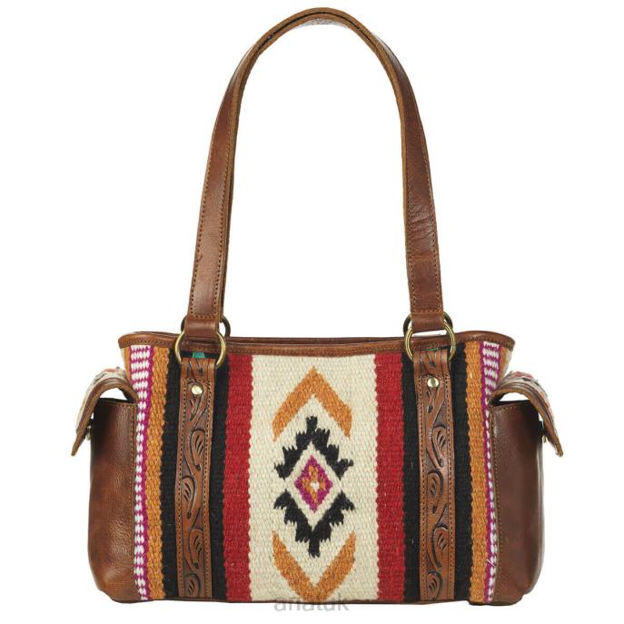 Ariat Wool Blanket Satchel Women D0X63736 Multi Accessories