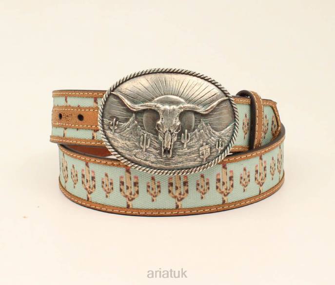 Ariat Cruiser cactus belt Women D0X63750 Turquoise Accessories