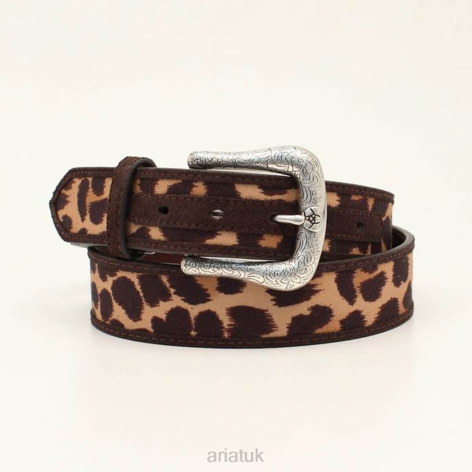 Ariat Cruiser leopard belt Women D0X63755 Brown Accessories