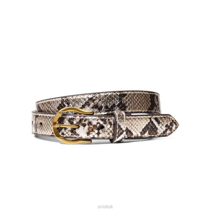 Ariat Narrow Belt Women D0X63754 Snake Print Accessories