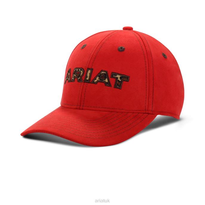 Ariat Cheetah logo cap Women D0X63784 Red Accessories