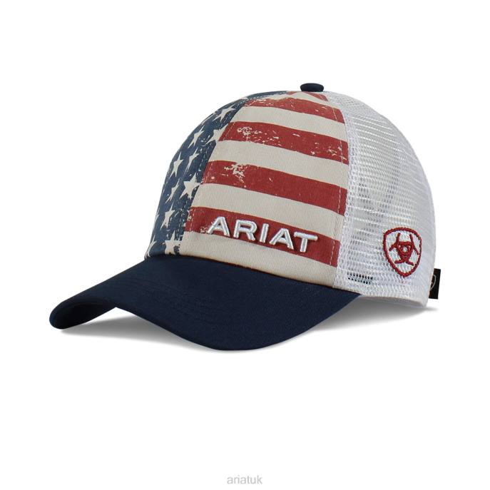 Ariat Flag print cap Women D0X63766 Multi Accessories