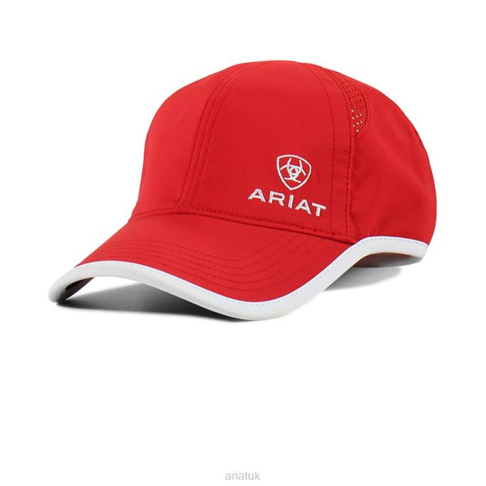 Ariat Offset logo trim cap Women D0X63787 Red Accessories